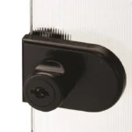 079-0371         Cerradura para Vidrio Negra