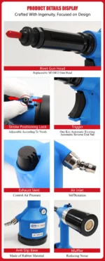 Remachadora Oleoneumatica de Tuercas Remache - Image 3